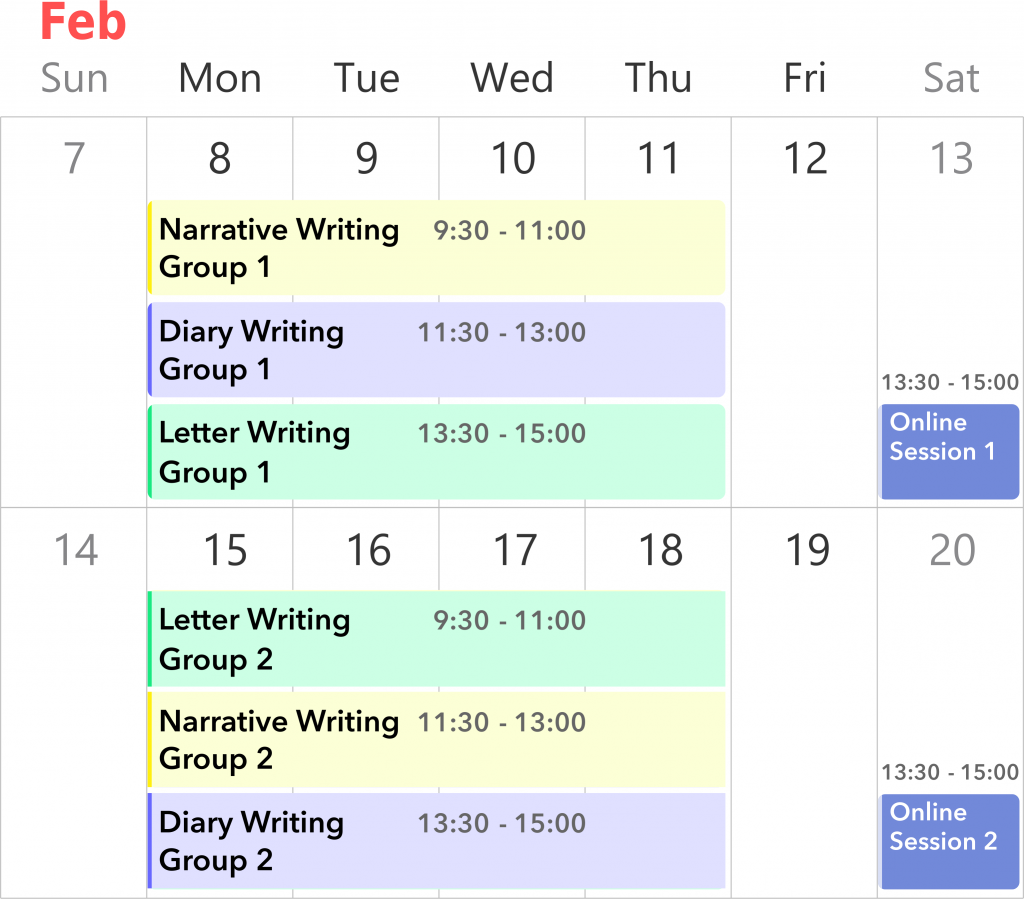 English writing course for secondary students preparing for IGCSE and HKDSE during Chinese New Year.